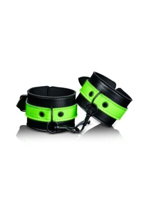 Handcuffs - Glow in the Dark - Neon Green/Black - Afbeelding 4