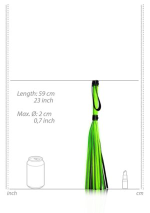 Flogger - Glow in the Dark - Neon Green/Black - Afbeelding 6