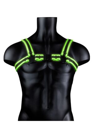 Buckle Harness - Glow in the Dark - Neon Green/Black - L/XL - Afbeelding 5