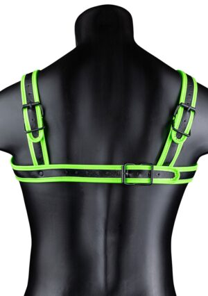 Buckle Harness - Glow in the Dark - Neon Green/Black - L/XL - Afbeelding 6