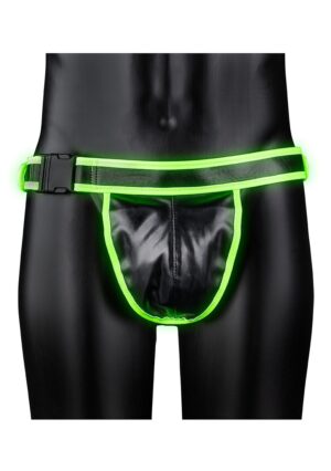 Buckle Jock Strap - GitD - Neon Green/Black - L/XL - Afbeelding 5