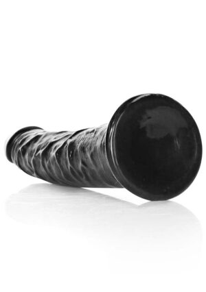 Dildo without Balls with Suction Cup - 6''/ 15.5 cm -- black - Afbeelding 6