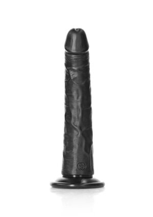 Dildo without Balls with Suction Cup - 8''/ 20.5 cm -- black - Afbeelding 4