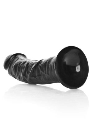 Dildo without Balls with Suction Cup - 6''/ 15.5 cm - black - Afbeelding 6