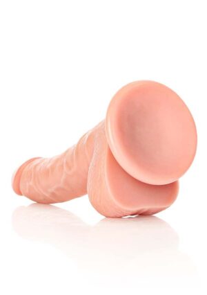 Dildo with Balls and Suction Cup - 7''/ 18 cm -- flesh - Afbeelding 6