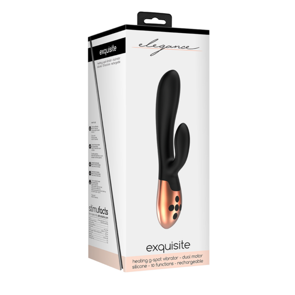 Elegance - Heating G-Spot Vibrator - Exquisite - Black