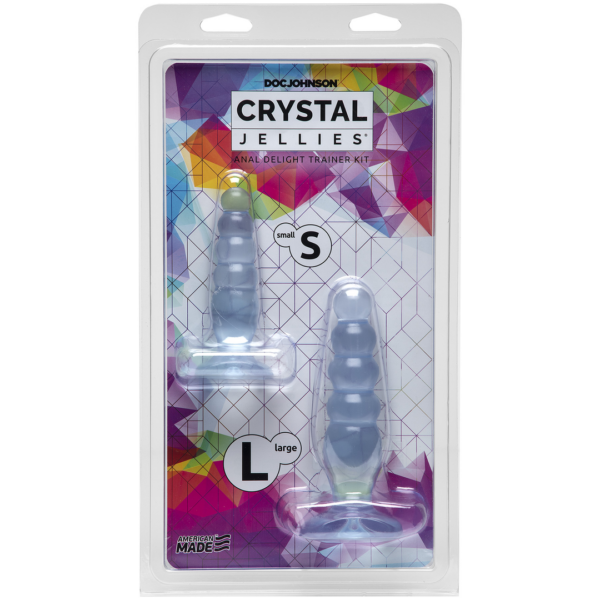 Crystal Jellies - Anal Delight Trainer Kit - Clear