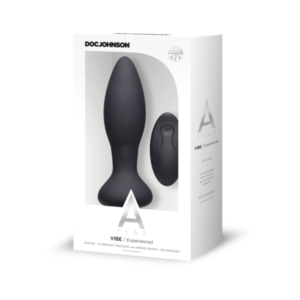 Vibe - Experienced - Rechargeable Anal Plug - Black