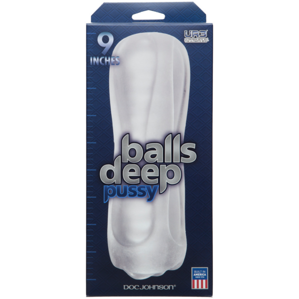 Balls Deep - ULTRASKYN 9 Inch Stroker - Ass - White