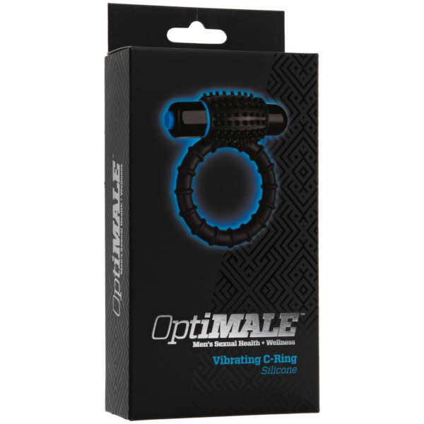 OptiMALE C-Ring Vibrating Black