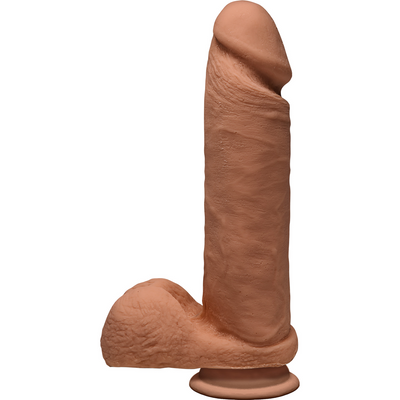 The D - Perfect D with Balls - 8 Inch - Caramel