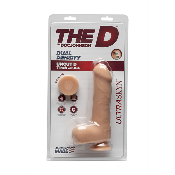 Uncut D - 7 Inch with Balls - ULTRASKYN - Vanilla