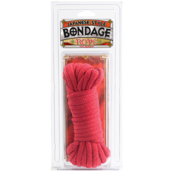 Cotton Bondage Rope Japanesse - Style Red