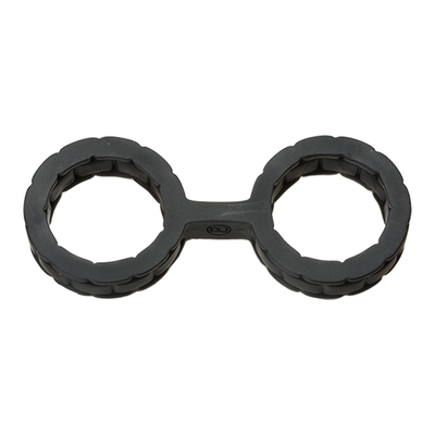 Japanese Bondage - Silicone Cuffs - Small - Black