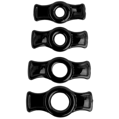 TitanMen - Cock Ring Set Black