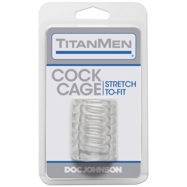 TitanMen - Stretch Cock Cage Clear