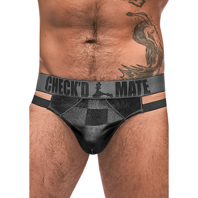 Cutout Thong - Black - S/M S/M