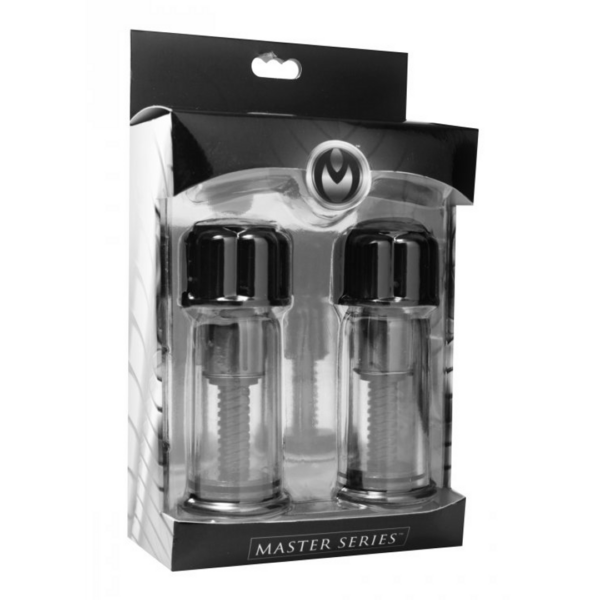 Master Series - Black Max Powerful Twist Nipple Suckers