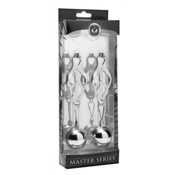 Master Series - Deviant Monarch Weighted Nipple Clamps