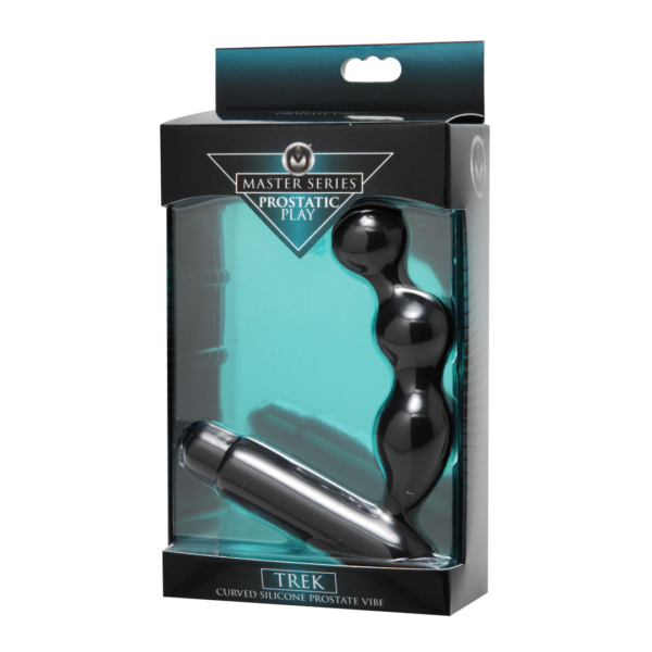 Master Series - Trek - Curved Silicone Prostate Vibe