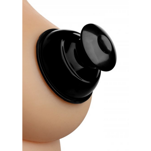 Plungers Extreme Suction Silicone Nipple Suckers - Black