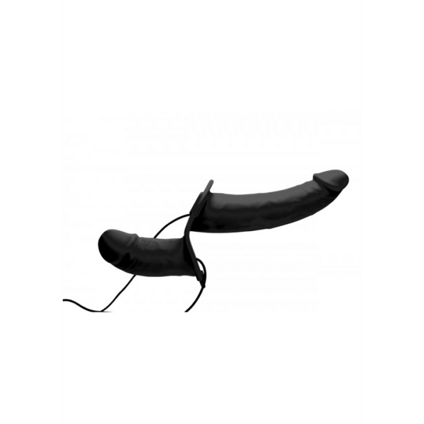 Strap U - Supreme Pleasure Vibrating Double Ended Dildo w/Ha