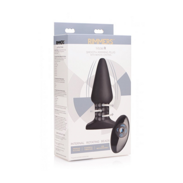 Rimmers - Model R Smooth Rimming Plug - Black