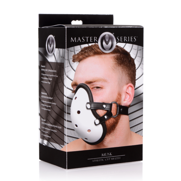 Master Series - Musk Athletic Cup Muzzle with Removable Stra