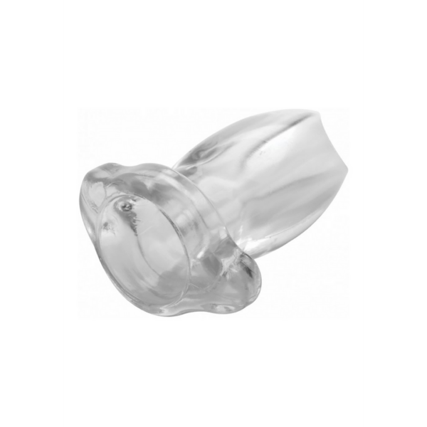 PeepHole Clear Hollow Anal Plug - Transparent