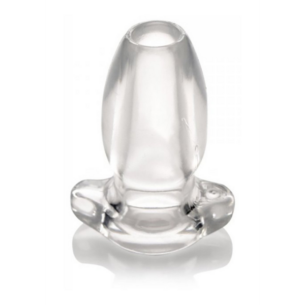 PeepHole Clear Hollow Anal Plug - Transparent