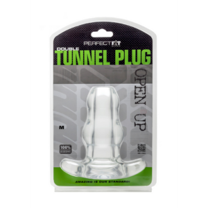 PerfectFit - Double Tunnel Plug   - Medium - Transparent