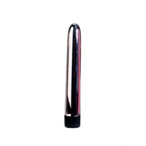 Sensuously Smooth Vibrator - 17cm - Silver