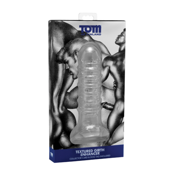 Tom of Finland - Textured Girth Enhancer-Clear