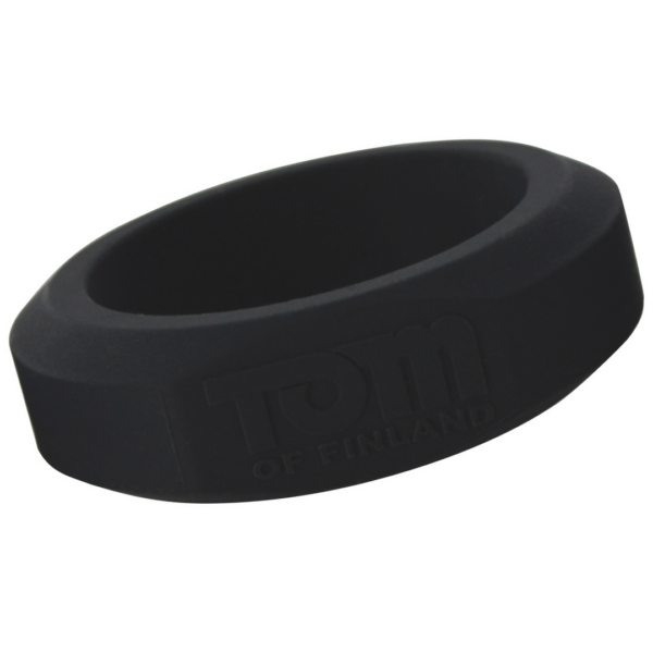 Tom Of Finland - 3 Piece Silicone Cock Ring Set - Black